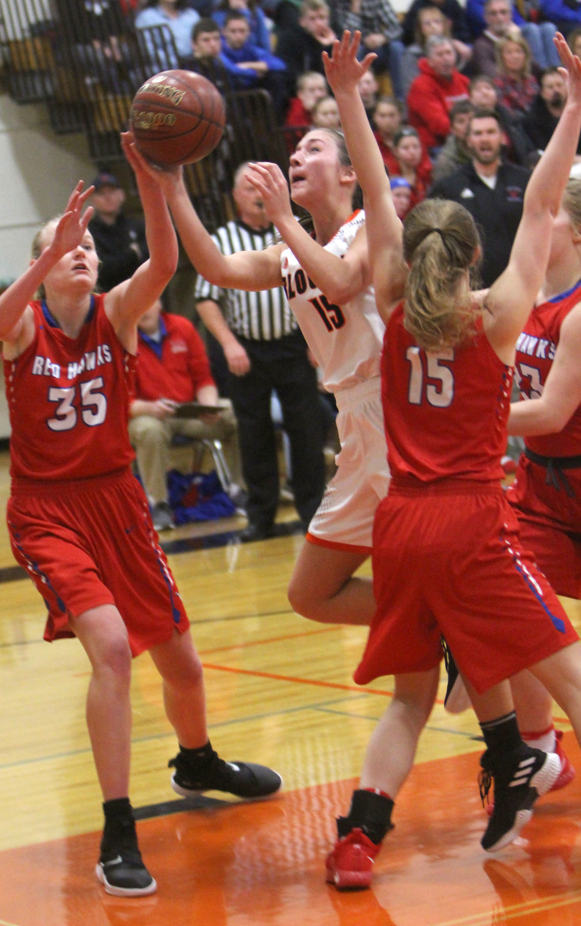 Gale-Ettrick-Trempealeau at Bloomer girls basketball 12-29-18